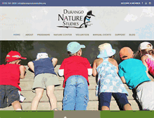 Tablet Screenshot of durangonaturestudies.org